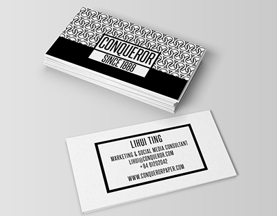 Conqueror Business Cards