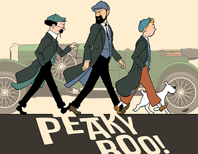 Project thumbnail - Peaky Boo - Tintin/Peaky Blinders Mashup