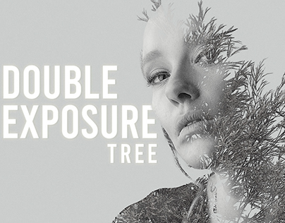 Double Exposure Tree in Photoshop