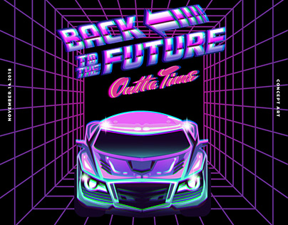 CONCEPT ART | T - SHIRT DESIGN - BACK TO THE FUTURE