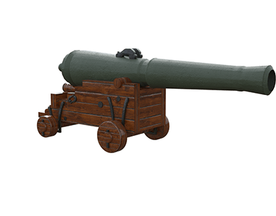 Cannon Model And Render