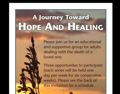 A Journey Toward Hope and Healing Invitation