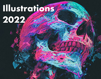 Digital illustrations and paintings 2022