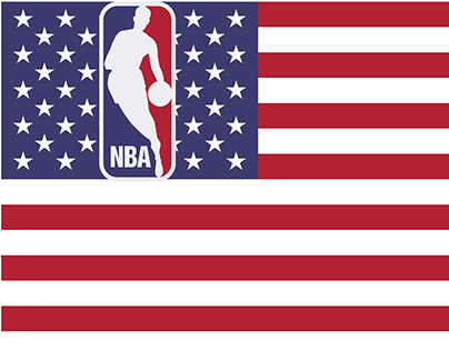 NBA City Flags x NBA logos