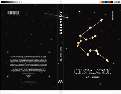 Constellation Book Cover and Layout Design