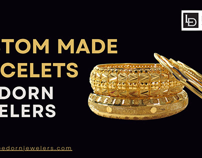 Custom-made bracelets at Lee Dorn Jewelers