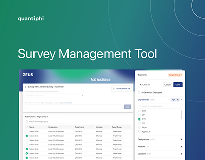 Survey Management Tool - UX Case Study