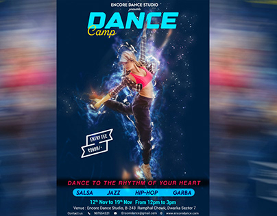 Dance Camp | Dance Flyer
