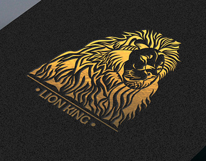 vector drawing "LION KING"