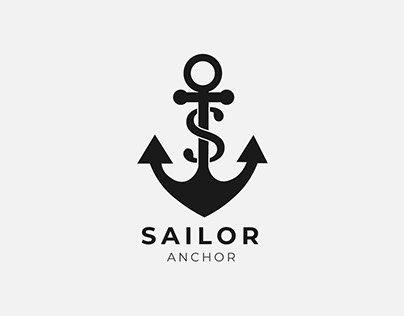 Anchor Logo Design, Letter S Logo, Branding