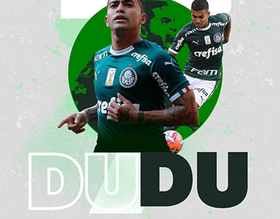Design esportivo Palmeiras Dudu