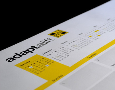Adaptalift Hyster - Deskpad Calendar Design