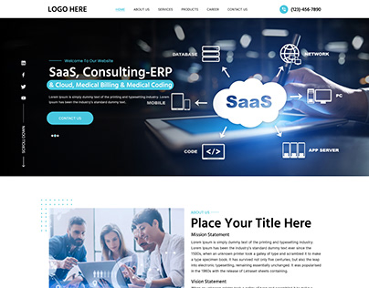 Saas, Counsulting Website Design
