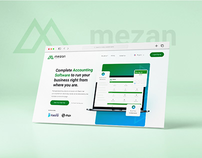 Mezan Accounts Landing page