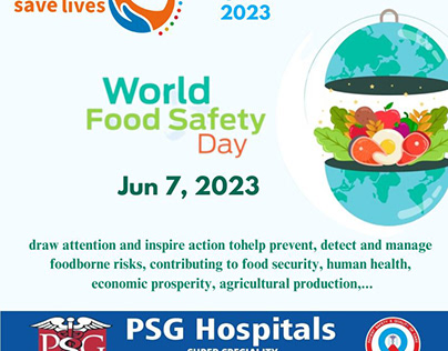 I created design for world food safety day 2023 model 3