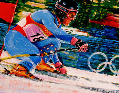 Series of 11 Olympic Paintings 