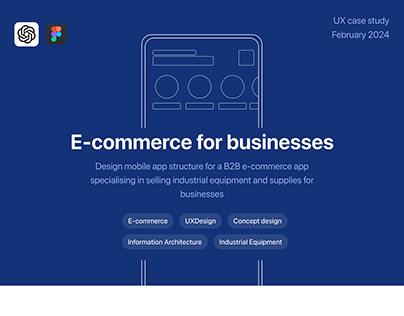 E-commerce for businesses (UX casestudy)