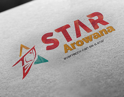 Star Arowana Logo Design