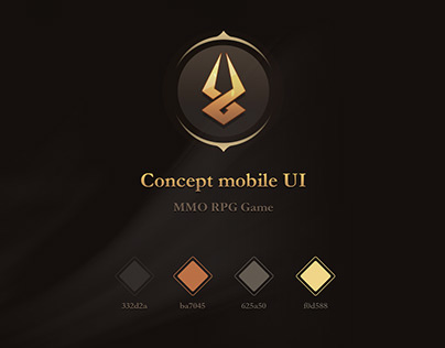 MMO RPG Concept mobile UI