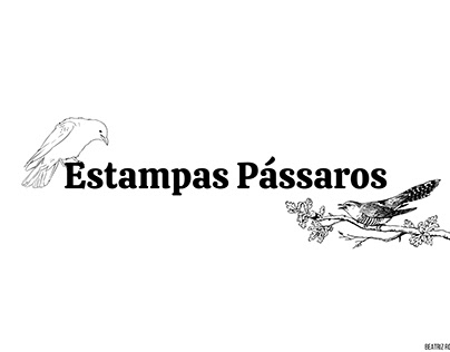 Estampas Passáros (Projeto da faculdade)