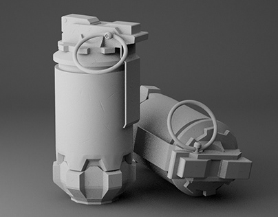 3D Modelling - Explosive Granade