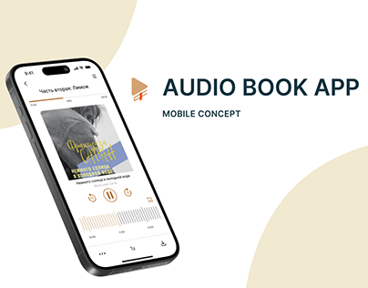 Audio book app/Mobile concept