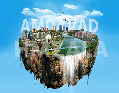 ahmedabad floating in sky
