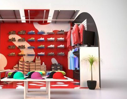 Sneaker Booth design