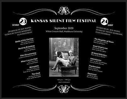 Kansas Silent Film Festival | Art Deco Poster