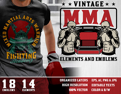 MMA Elements and Emblems Bundle