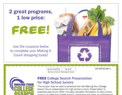 Making It Count Coupon Direct Mail