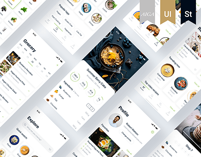 Daily Recipe - Mobile App, Interaction, Cooking