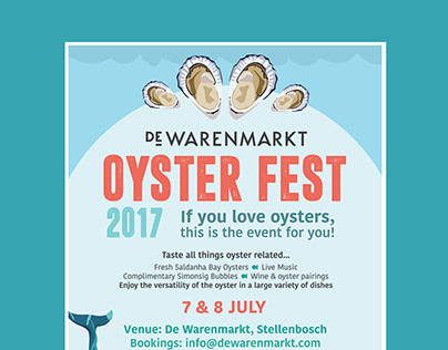 Oyster Festival Poster Illustration & Design