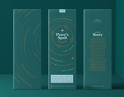 Peter's Spell Whiskey Packaging