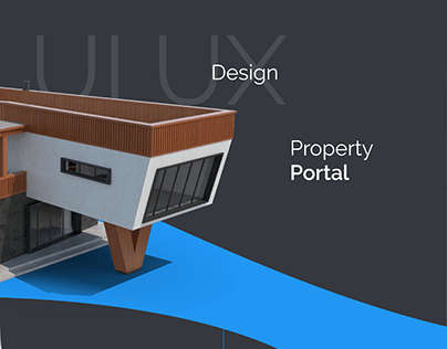 UI UX design of property portal app