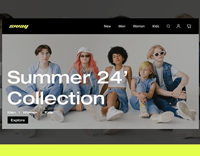 SWAY E-Commerce Product design