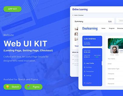 Learning Website UI Kit