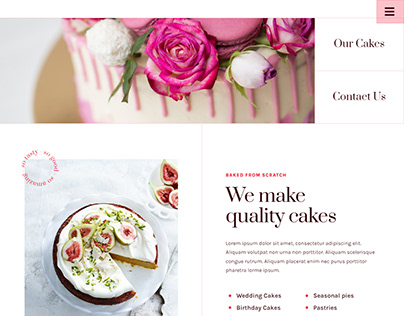 Cake WordPress Website | Web Design | Shop