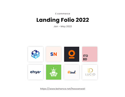 Landing Folio E commerce | Landing Pages