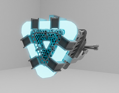 Arc Reactor of Iron Man (customized hard surface)