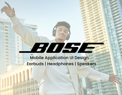 BOSE Headphones Mobile Application UI Design