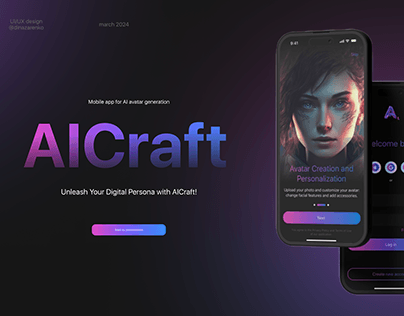 AICraft | UI/UX mobile app