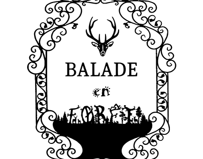 Typographie dessinée - Balade En Forêt (2022)