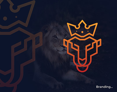 Brand Identity, Lion Crown, Branding, Logo Design