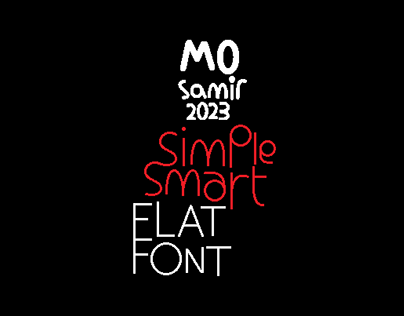 Smart Simple Flat Arabic Font