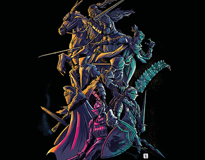 Dark Souls Franchise Poster