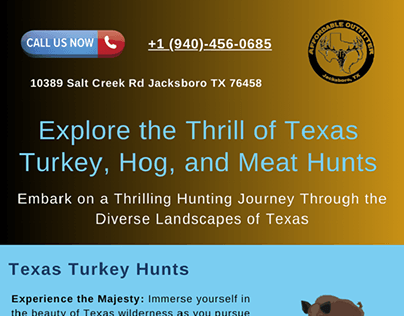 Explore the Thrill of Texas Turkey, Hog, and Meat Hunts