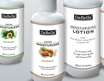 DeBelle line of cosmetic shower products