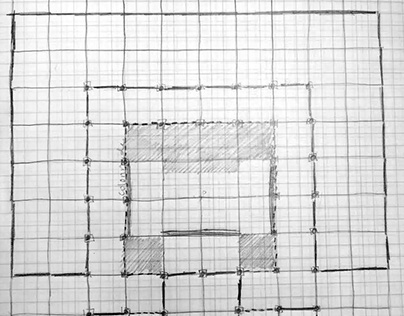 URC Plan Drawing on Graph paper