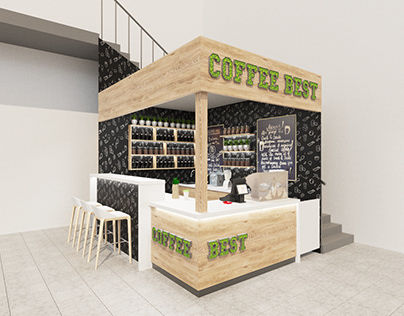 "COFFEE BEST" retail outlet, Novosibirsk (Russia)